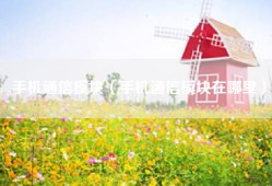 手机通信模块（手机通信模块在哪里）