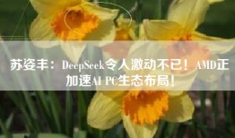 苏姿丰：DeepSeek令人激动不已！AMD正加速AI PC生态布局！